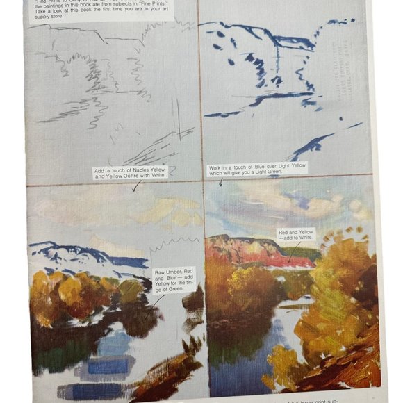 Vintage How Robert Wood Paints Landscapes And Seascapes Walter Foster How To Art - Picture 4 of 6